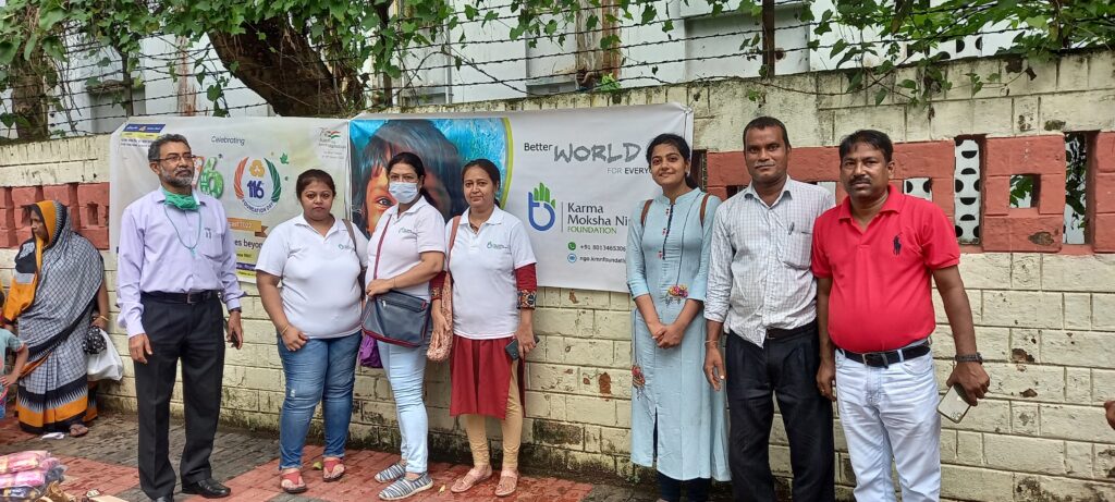 School Kits Distribution at Slum in Salt Lake with CSR Collaboration of Indian Bank